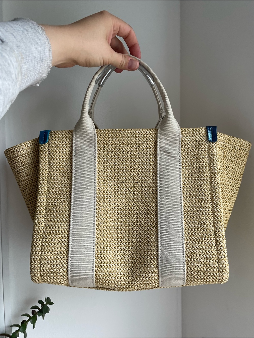 Kurt Geiger London Small Southbank Woven Shopper